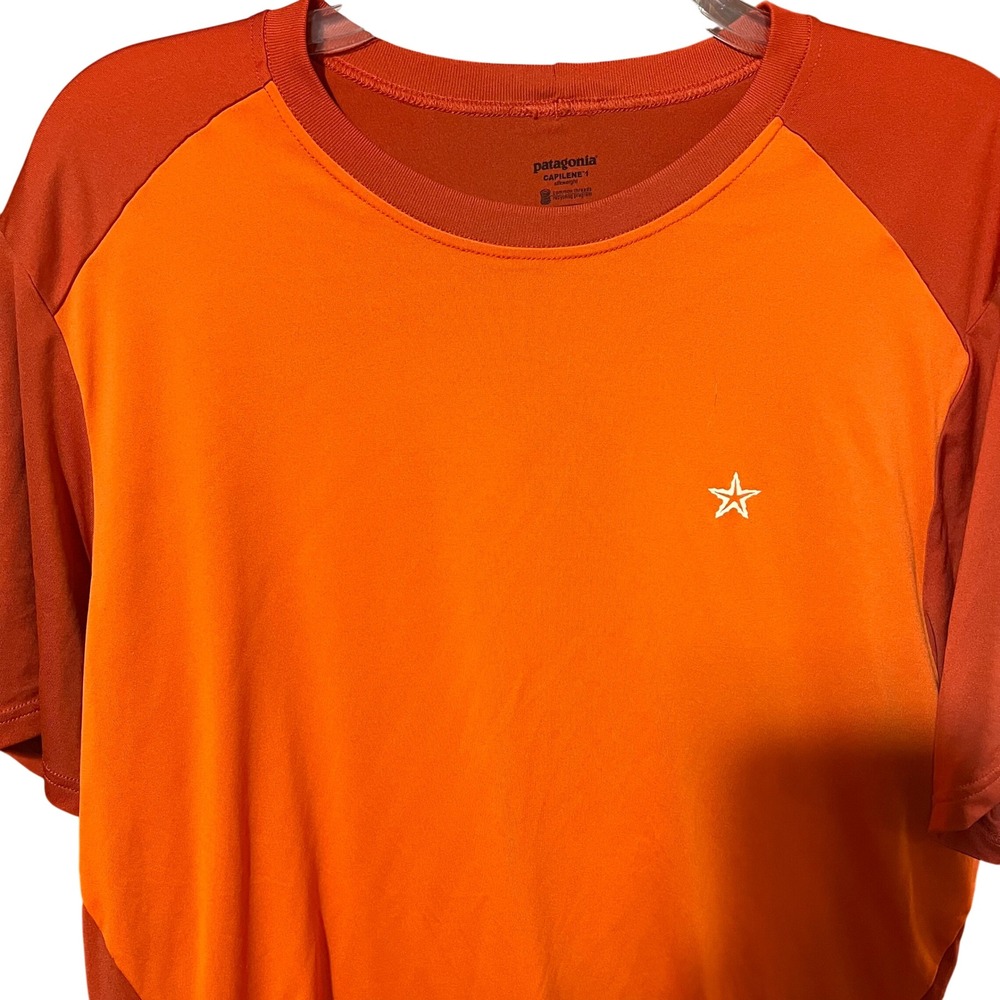 Patagonia Capilene 1 Silkweight Shirt Mens XL Orange Baker's Bay 45381SP11 - Picture 3 of 6